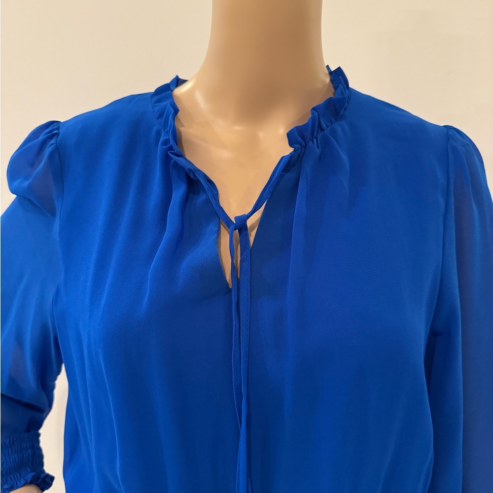 1. State Blue Long Sleeve Dress - Picture 9 of 11